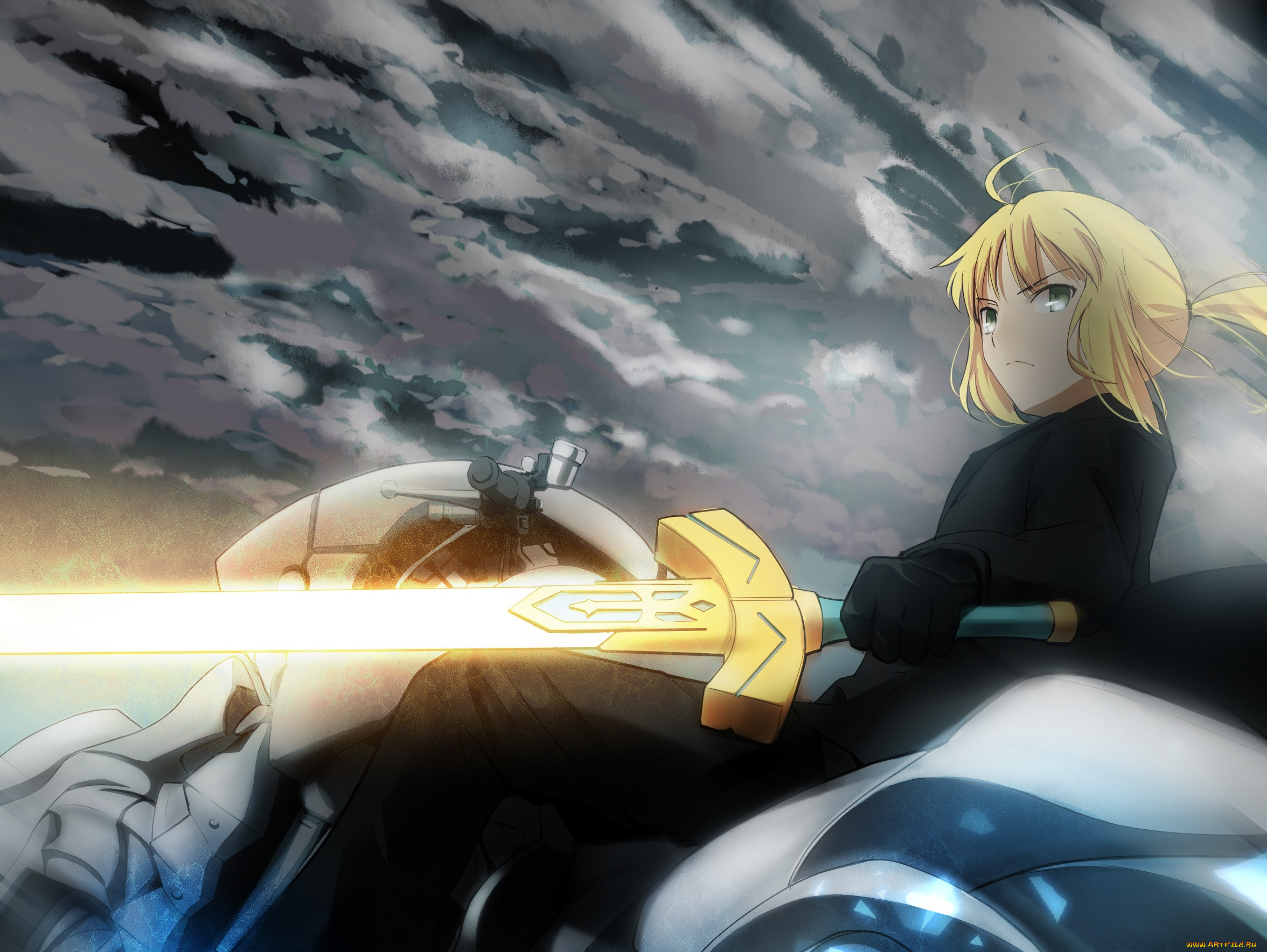 , fate, zero, saber